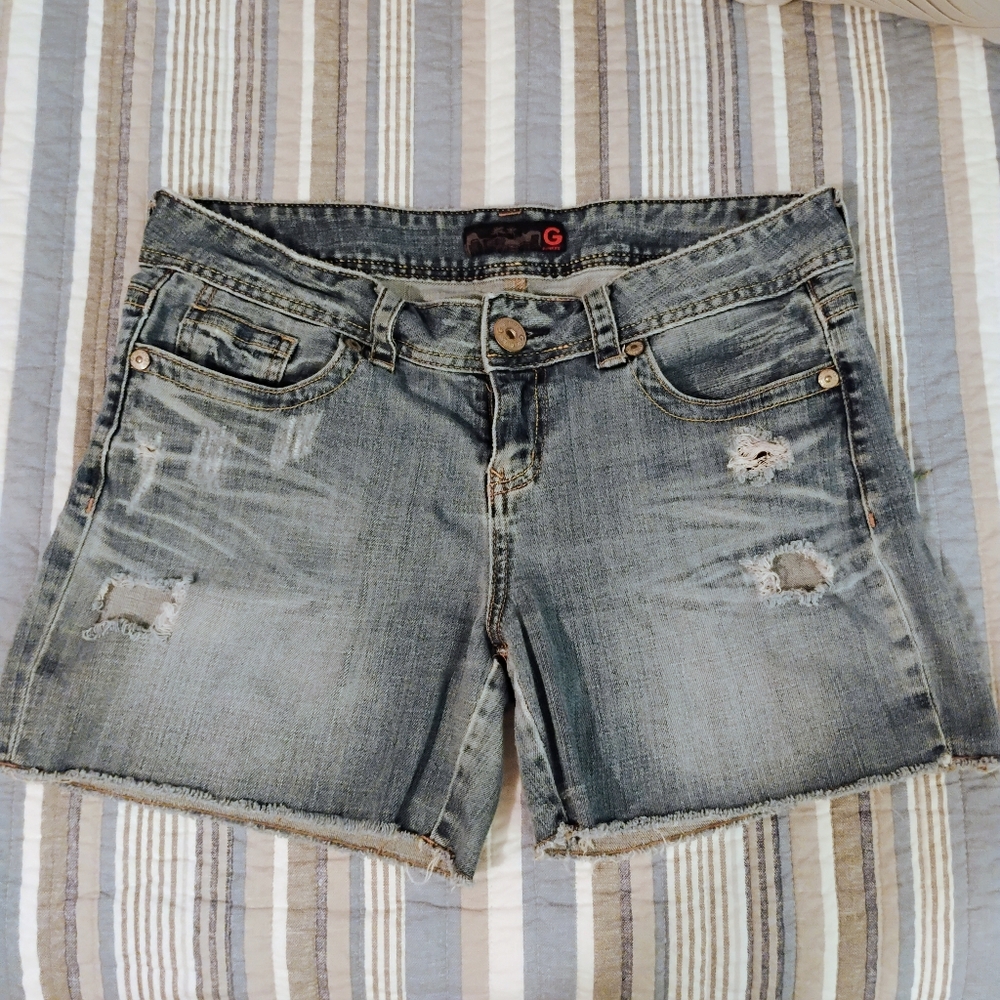 Women's G by Guess Distressed Denim Shorts Sz. 32